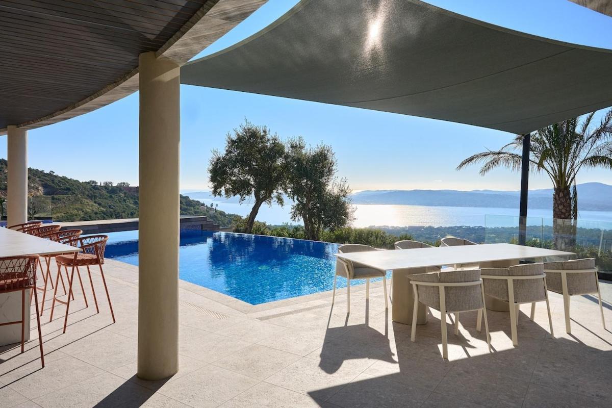 Luxury Villa In Grimaud With Gulf View Ngoại thất bức ảnh